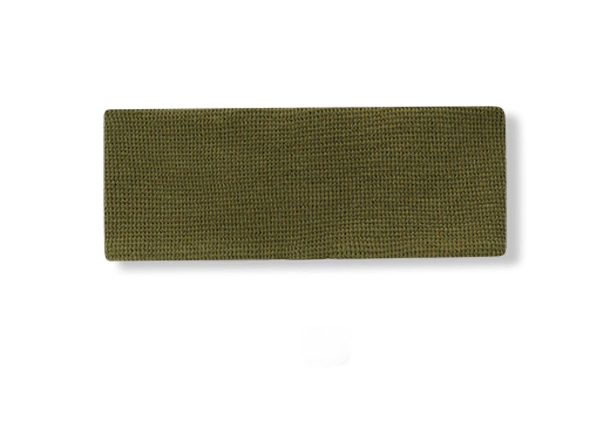 Olive Waffle Knotted Solid Headband