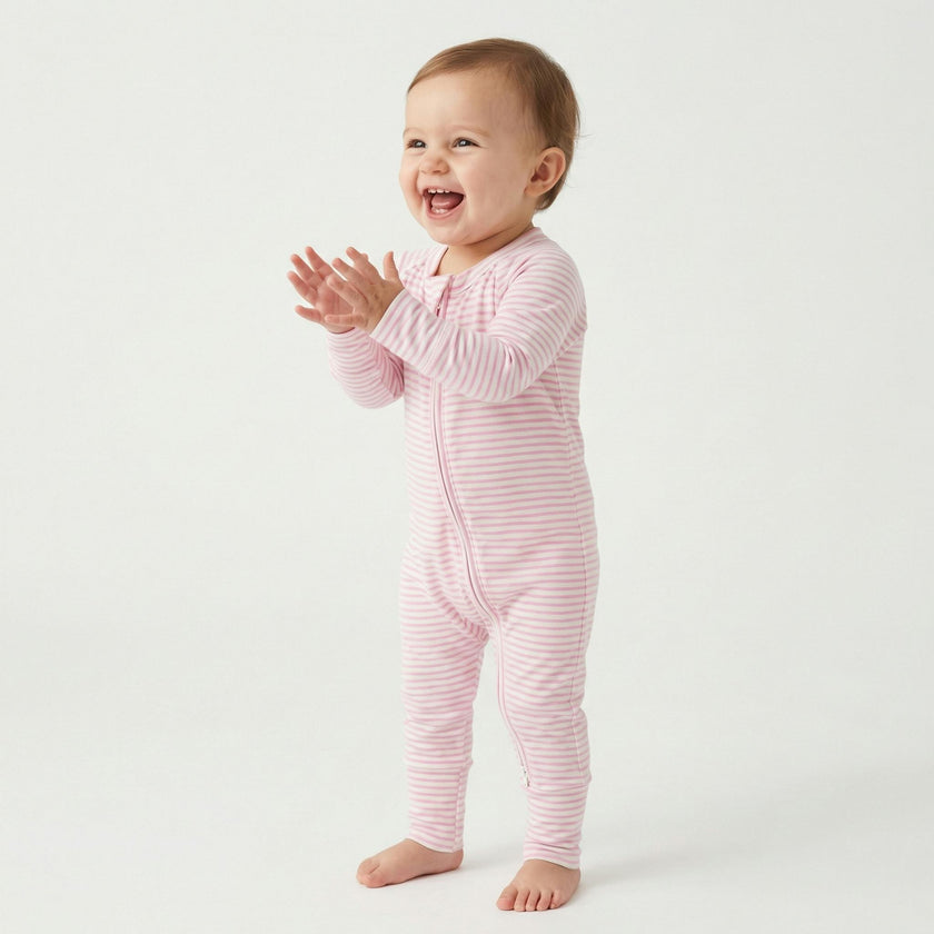 Ballet Stripe Bamboo Sleeper