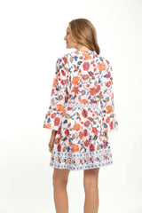 Nella Dress in Sunset Garden