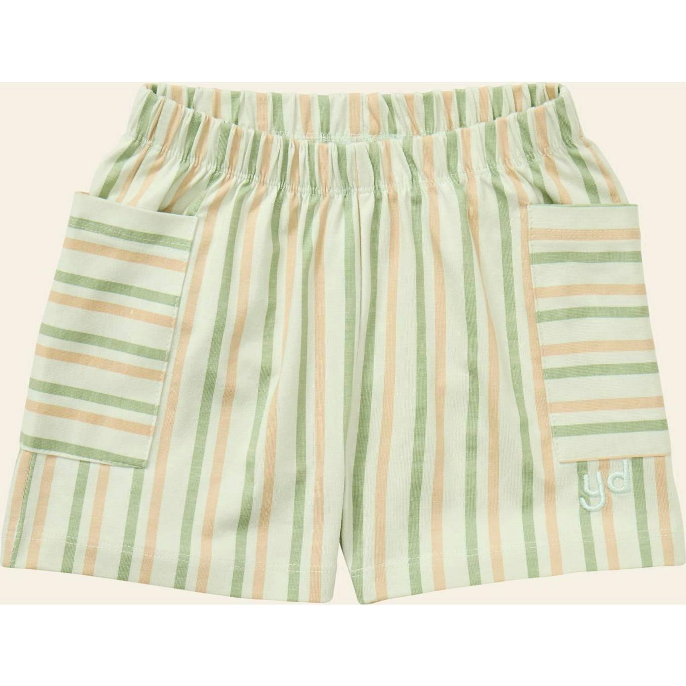 Stripe Mix Pocket Shorts