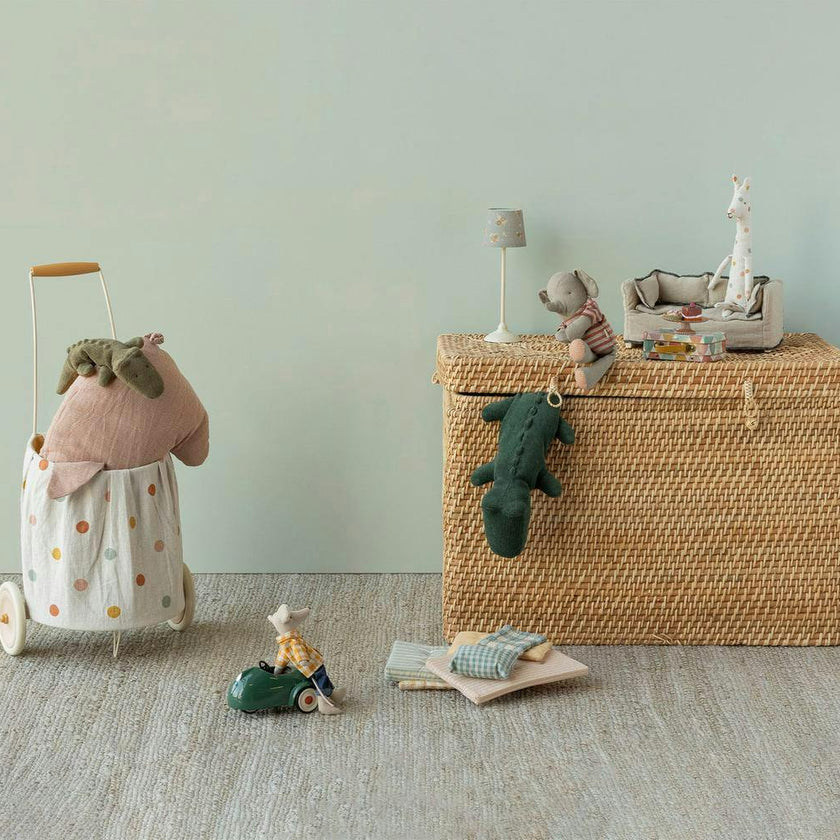 Trolley, Multi dots - Yellow