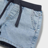 Light Denim Baby Shorts