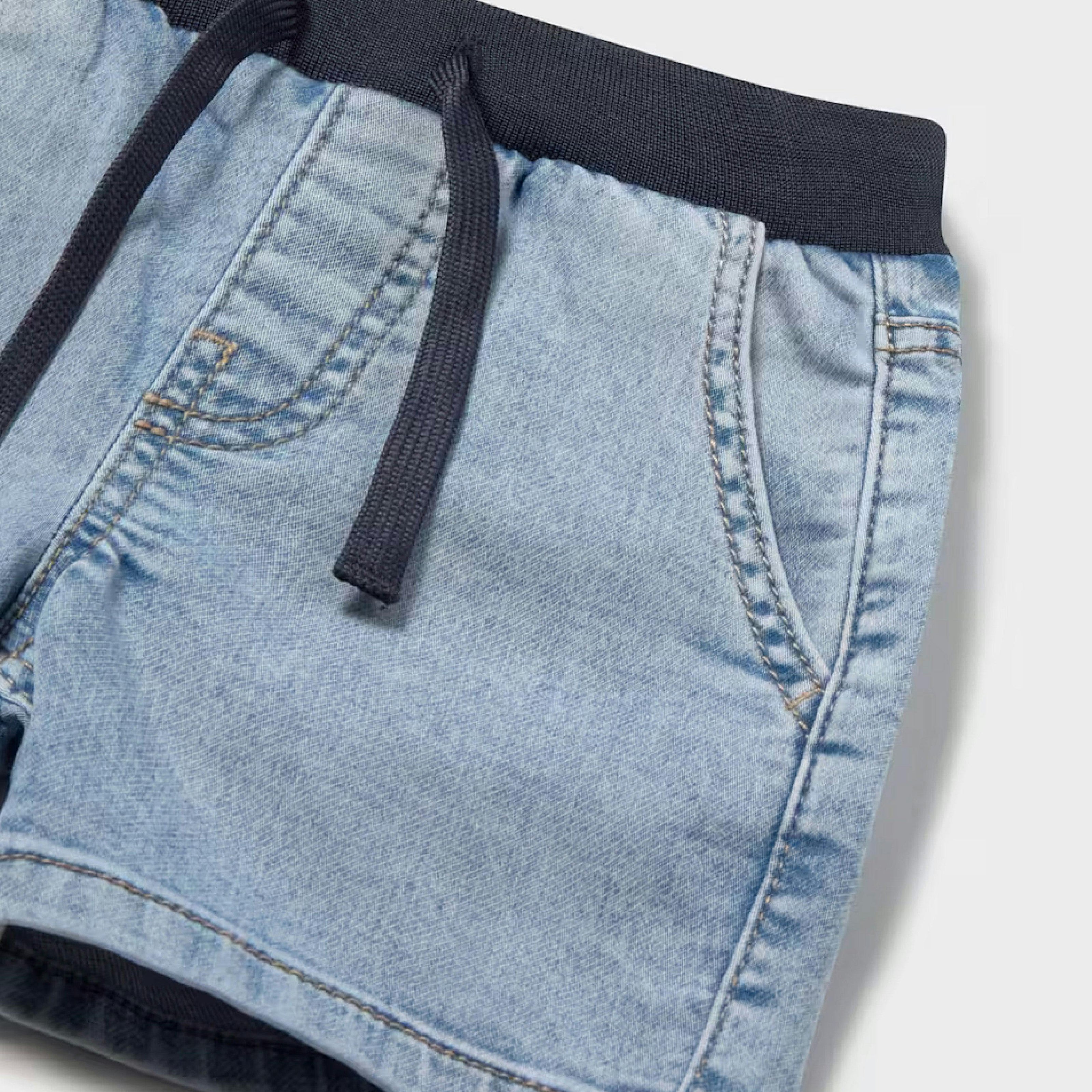 Light Denim Baby Shorts