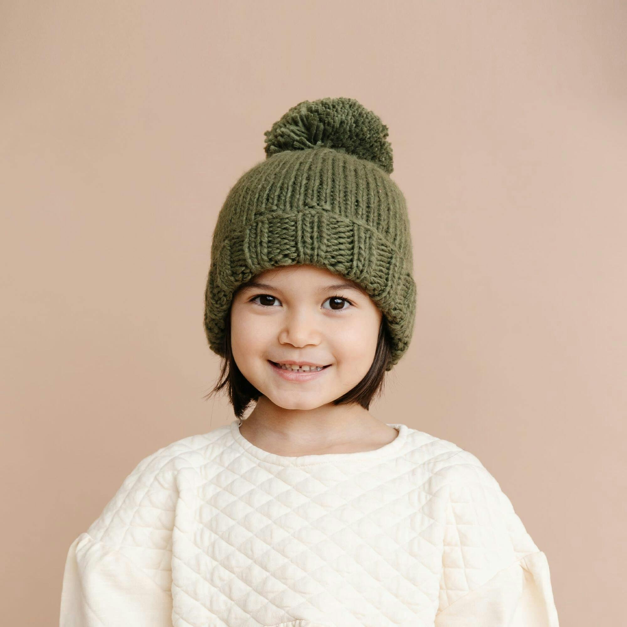 Classic Pom Hat, Cream