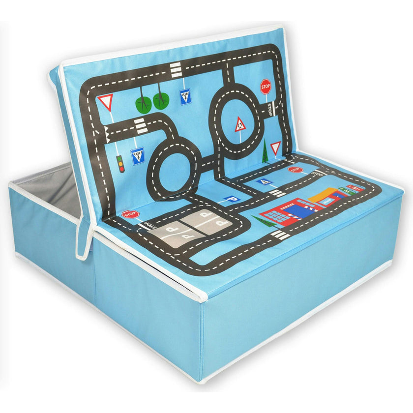 Fun2Give Pop-it-Up Garage with Road Playmat and Storage
