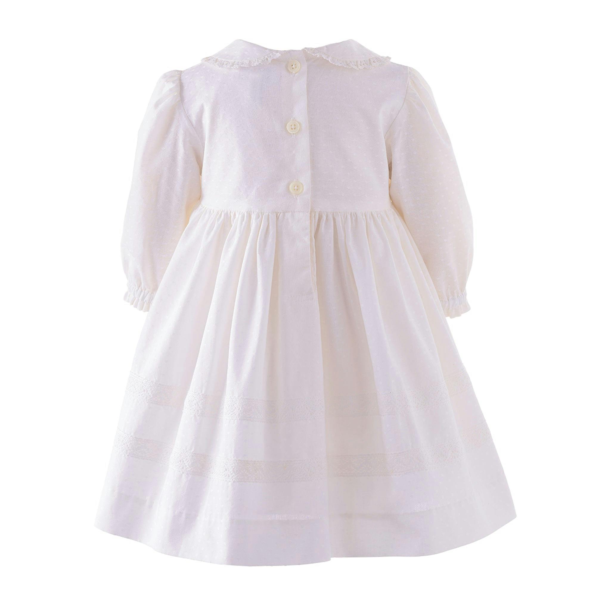 Lace Trim Peter Pan Collar Dress & Bloomers