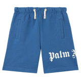 Blue Overlogo Sweatshorts