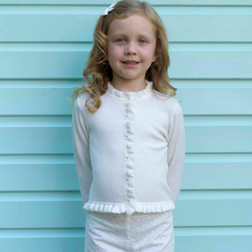 Frill Cardigan