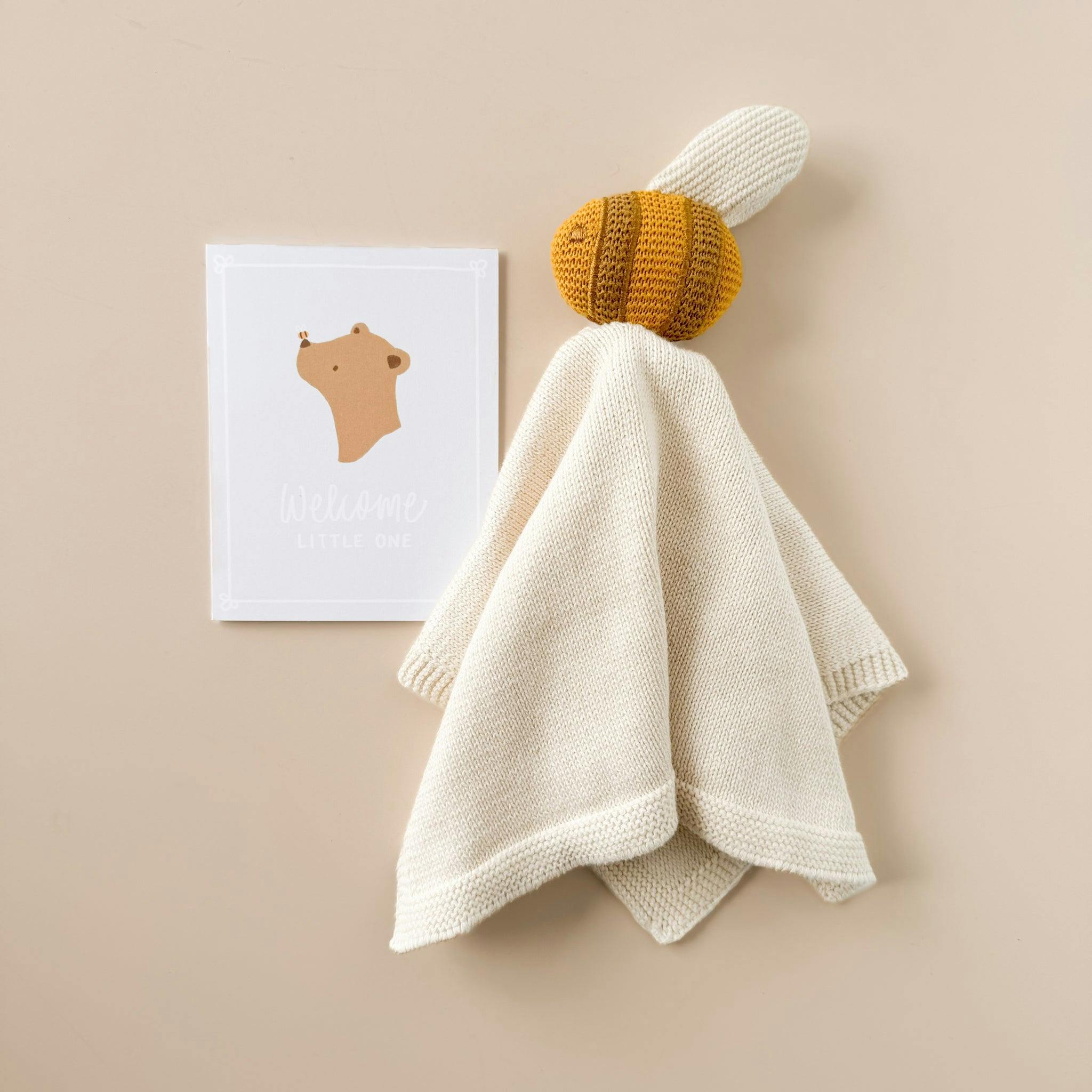 Set Blueberry Blanket Bee Lovey