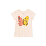 Tile Butterfly Graphic Tee, Creole Pink