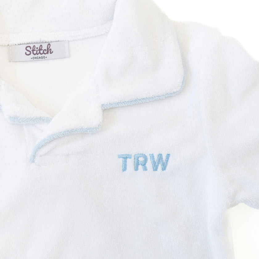 Custom Embroidered Terry Polo Shirt