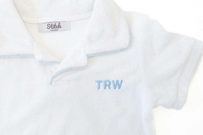 Custom Embroidered Terry Polo Shirt