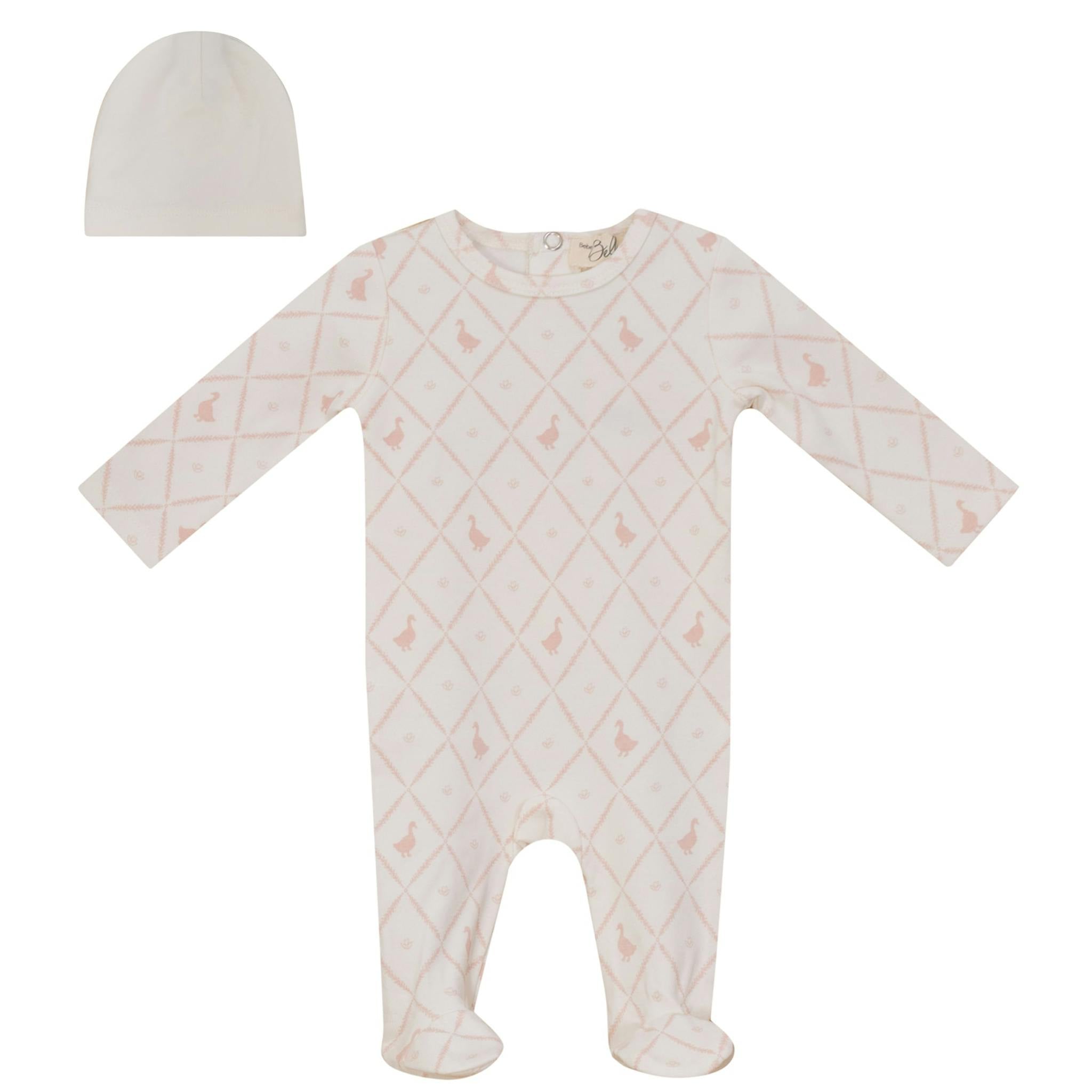 Goose Allover Print Footie