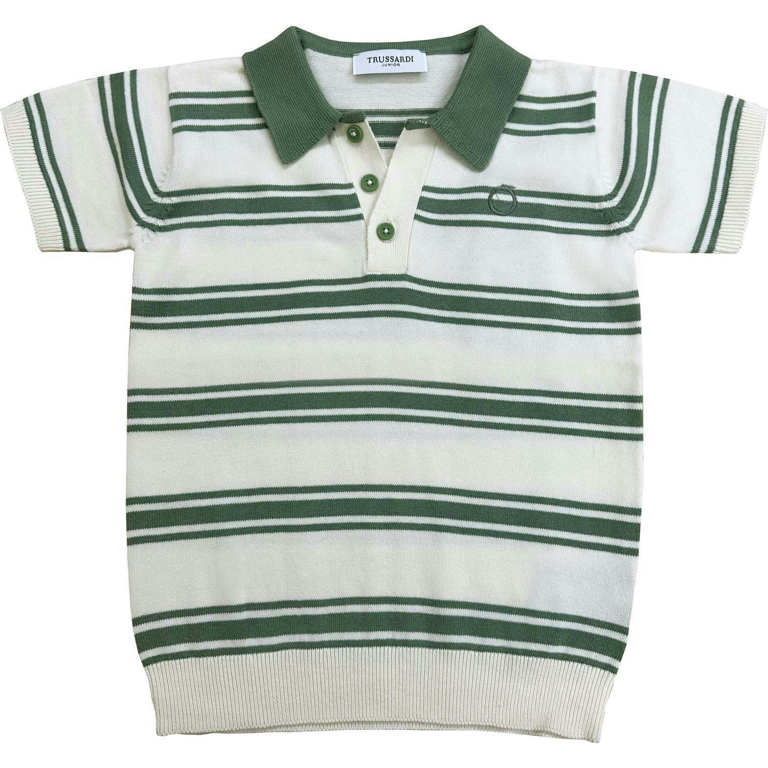 Nimme Striped Knit Polo