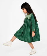 Gigi Dress, Green Holiday Plaid