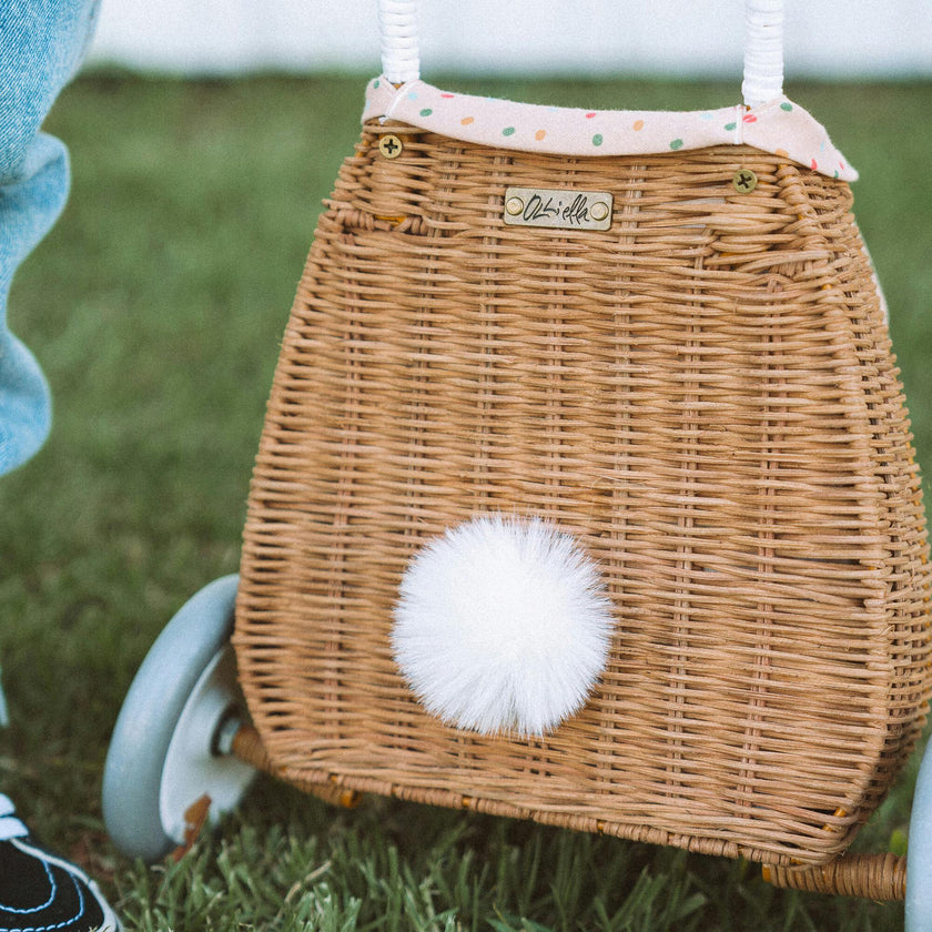 Rattan Luggy with Lining – Gumdrop