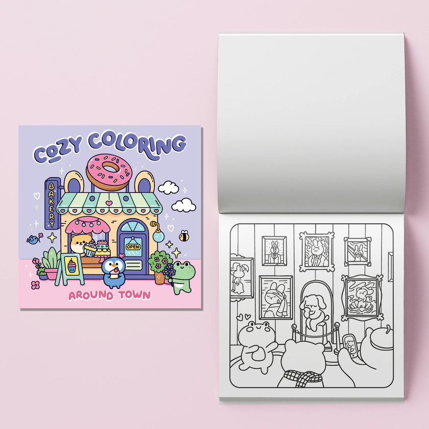 Art Maker: Cozy Coloring Kit - Around Town