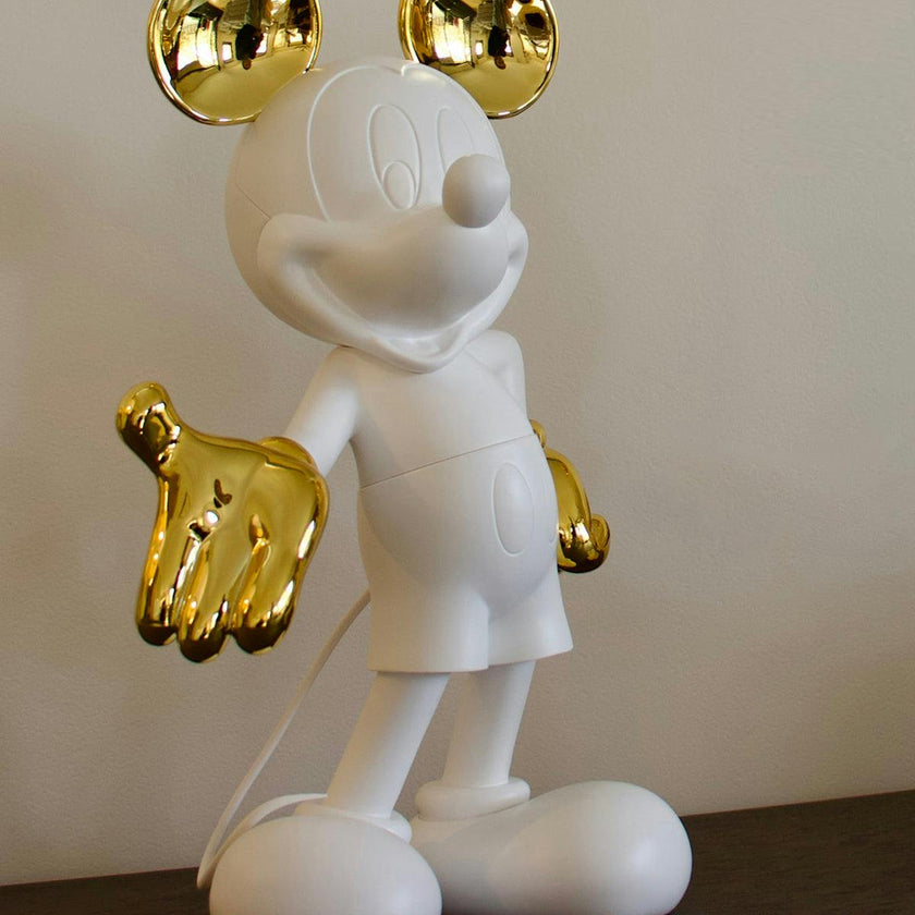 Mickey WELCOME White & Gold 12in