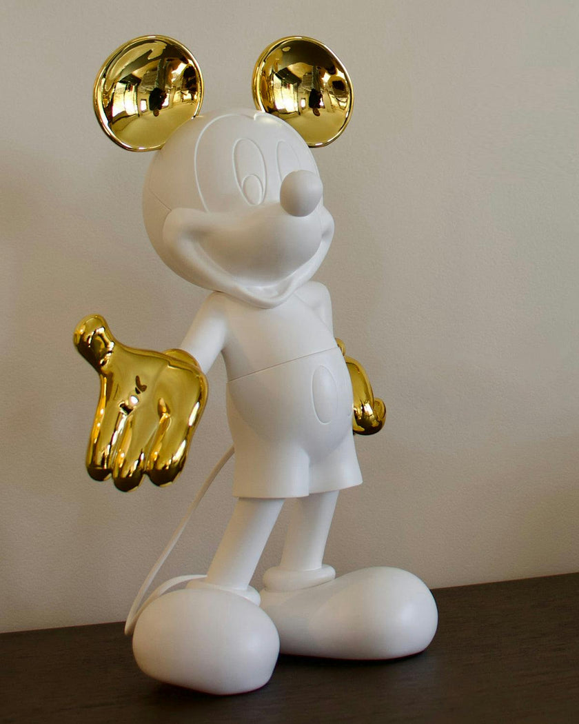 Mickey WELCOME White & Gold 12in