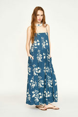 Zuma Dress in Navy Fig