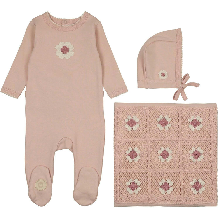 Geo-Floral Layette Set