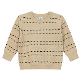 Knitted Sweater Dark Almond/Black