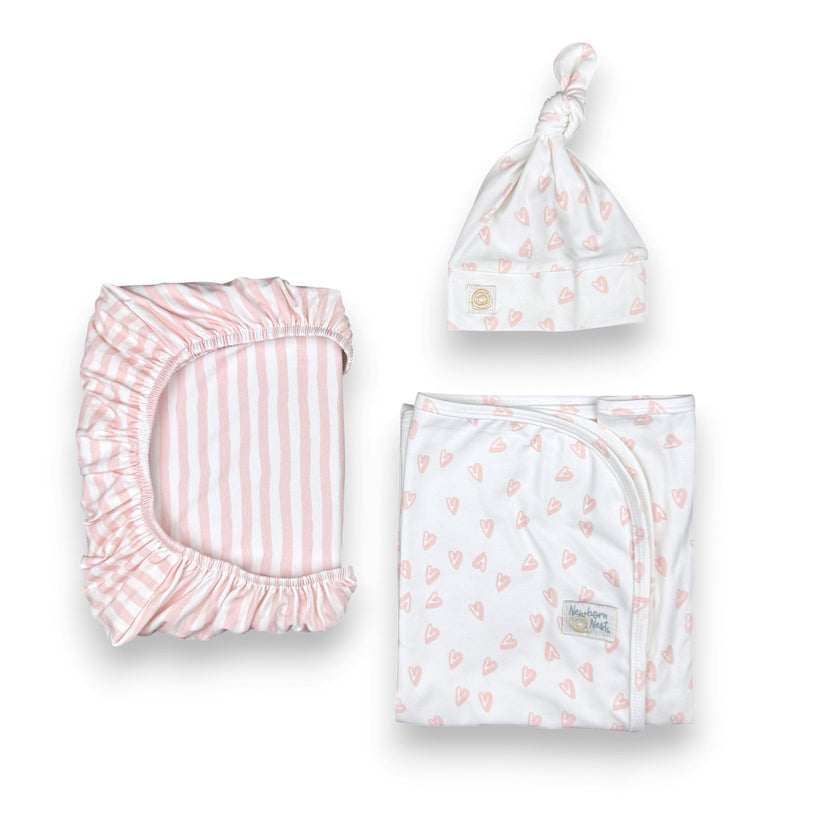 Forever Mine, Blush - Bamboo Newborn Nest
