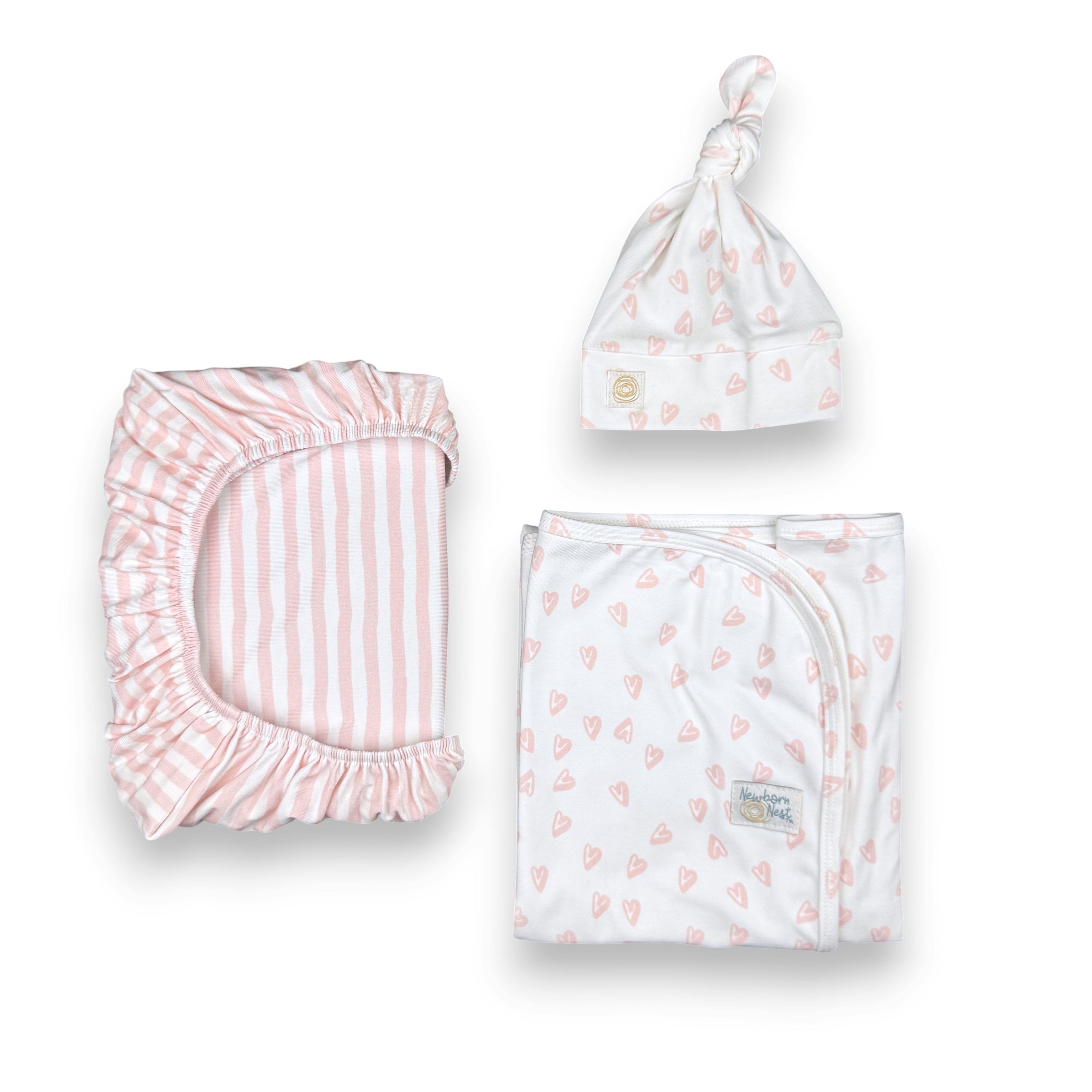 Forever Mine, Blush - Bamboo Newborn Nest