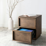 Zeus 2 Drawer Nightstand