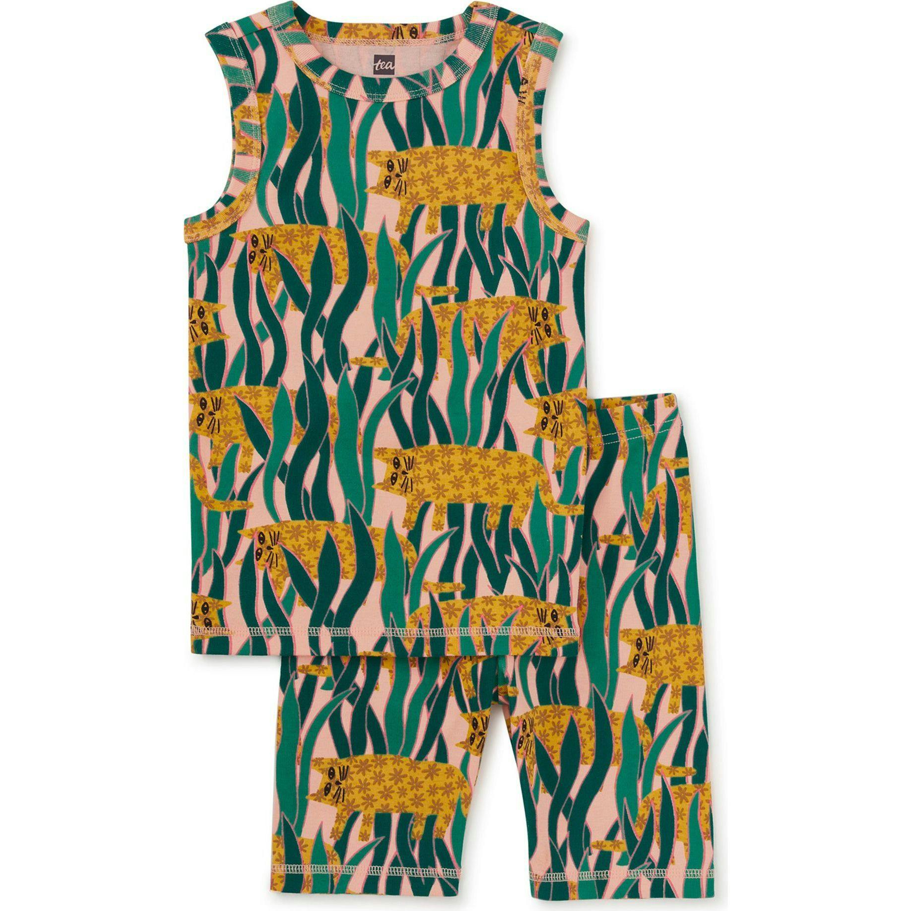 Summer Nights Tank Pajama Set, Multi