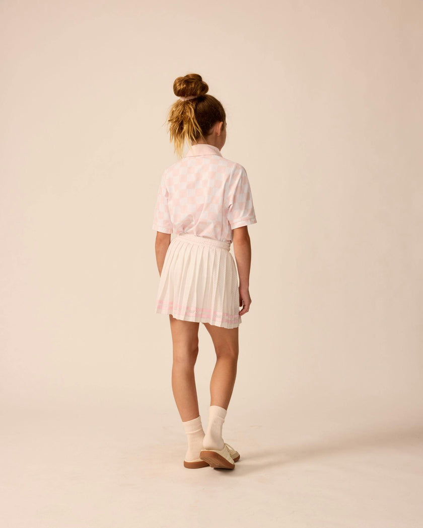Play Pleated Skort in Pink Trim