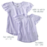 ROSE 5-Pack Ruffle Shoulder Short Sleeve T-shirts