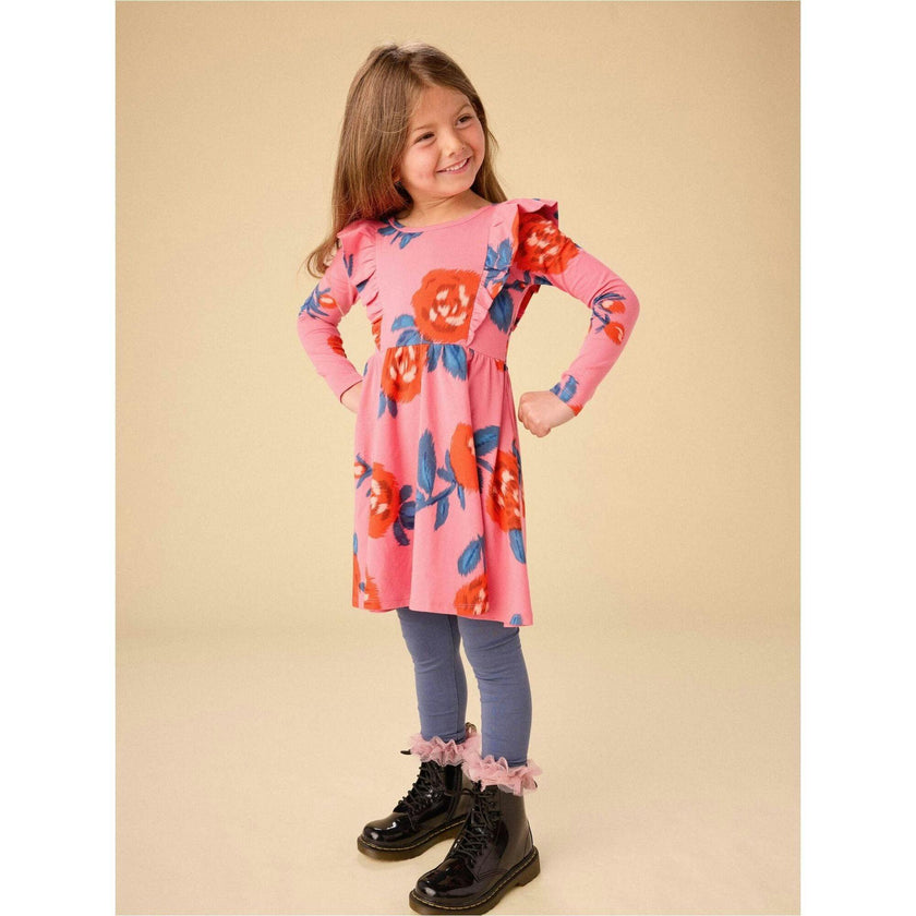 Ruffle Shoulder Ballet Dress