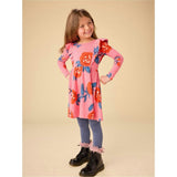 Ruffle Shoulder Ballet Dress