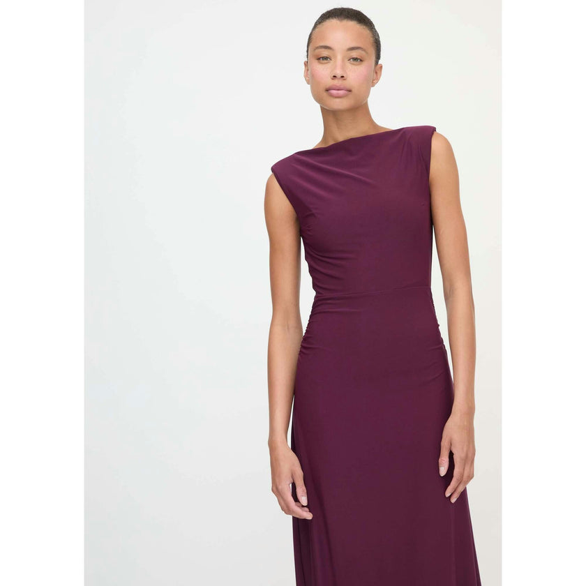 The Sloane Dress - Aubergine