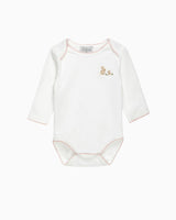 Baby Bunny Embroidered Envelope Bodysuit