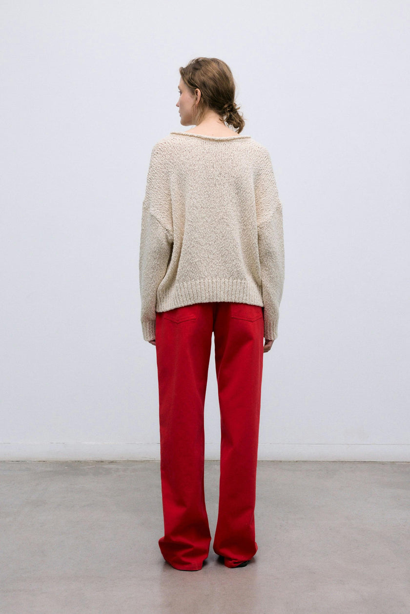 Alpina Woman Jumper Ecru