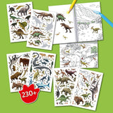 Color & Sticker Fun: Dinosaurs