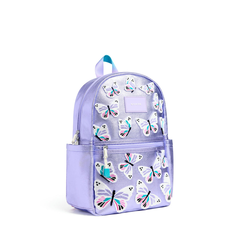 Kane Mini Backpack, Metallic 3D Butterfly