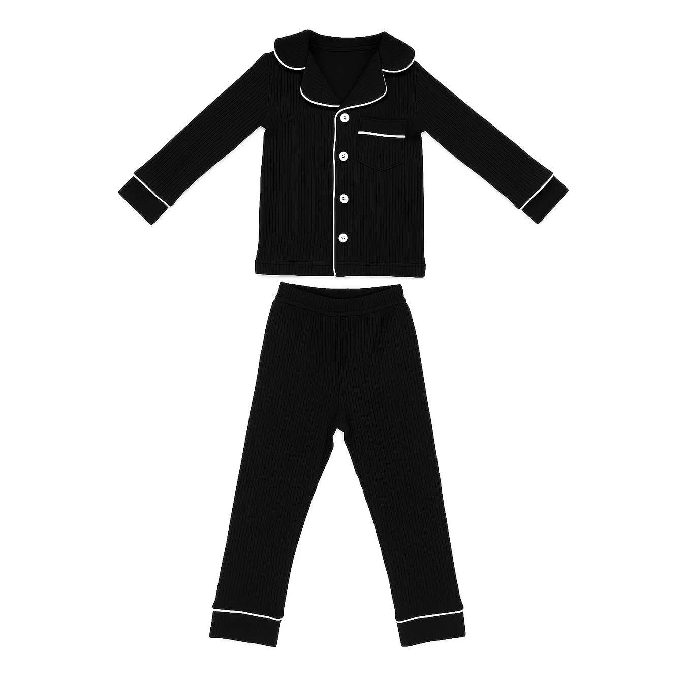 Year-Round Button down Ribbed Pjs