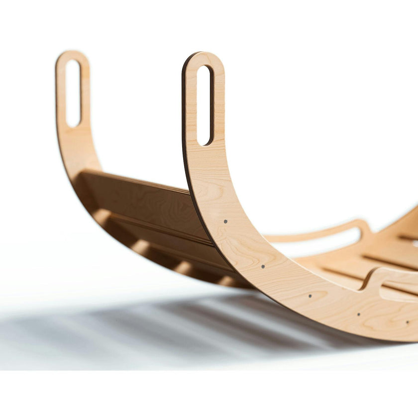 Kids Wooden XL Rocker & Climber Play Arch