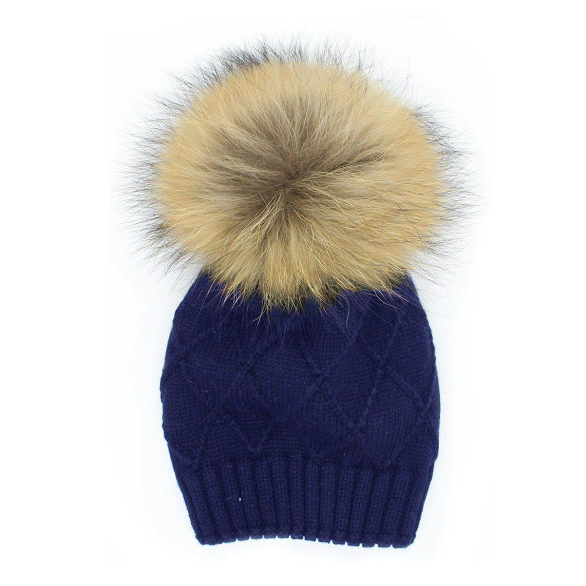 Chunky Knit Hat (Snap On Pom Sold Separately)