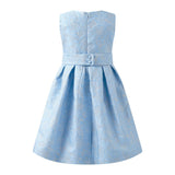 Blue Damask Party Dress