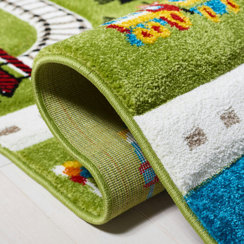 Carousel Kids Easton Rug, Green