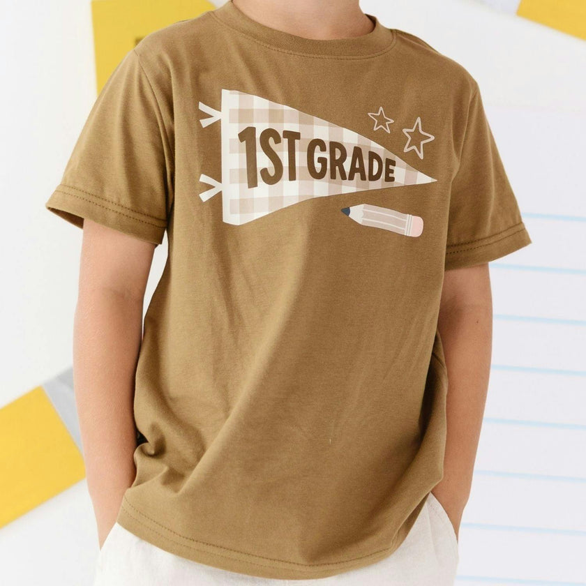 First Grade Pennant Short Sleeve T-Shirt