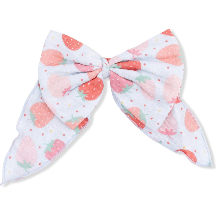 Strawberry Bliss - Jill Dress with Bloomer & Large Bow