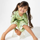 Farm Animals Bamboo Girls' Long Sleeve Dress