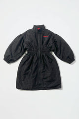 NYLON QUILTED DRESS BLACK