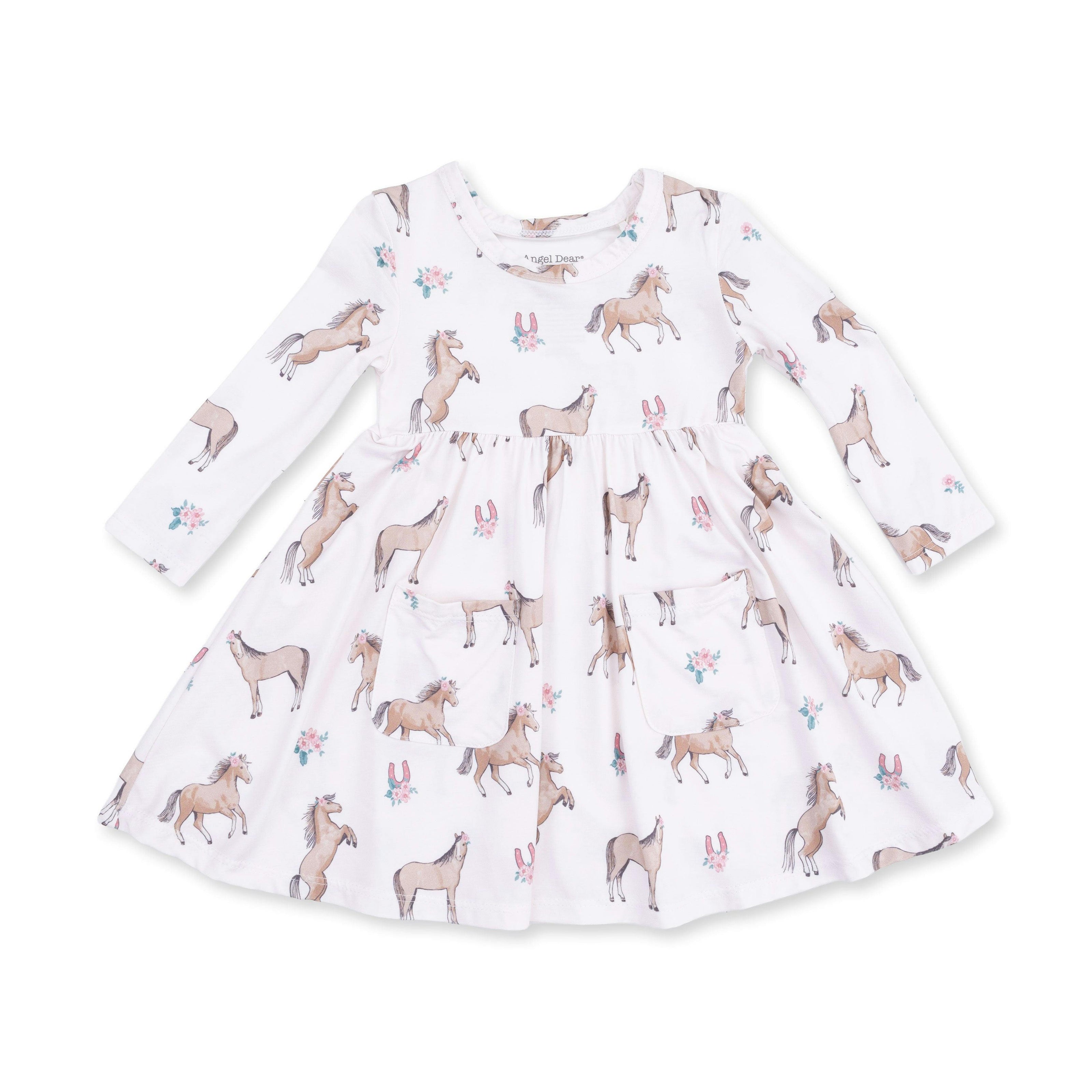 I Love Horses - Twirly Long Sleeve Dress
