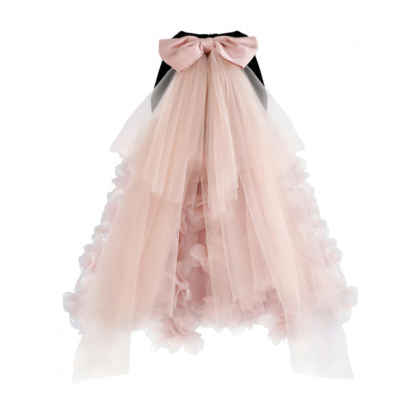Pink Valentina Tulle Bow Gown
